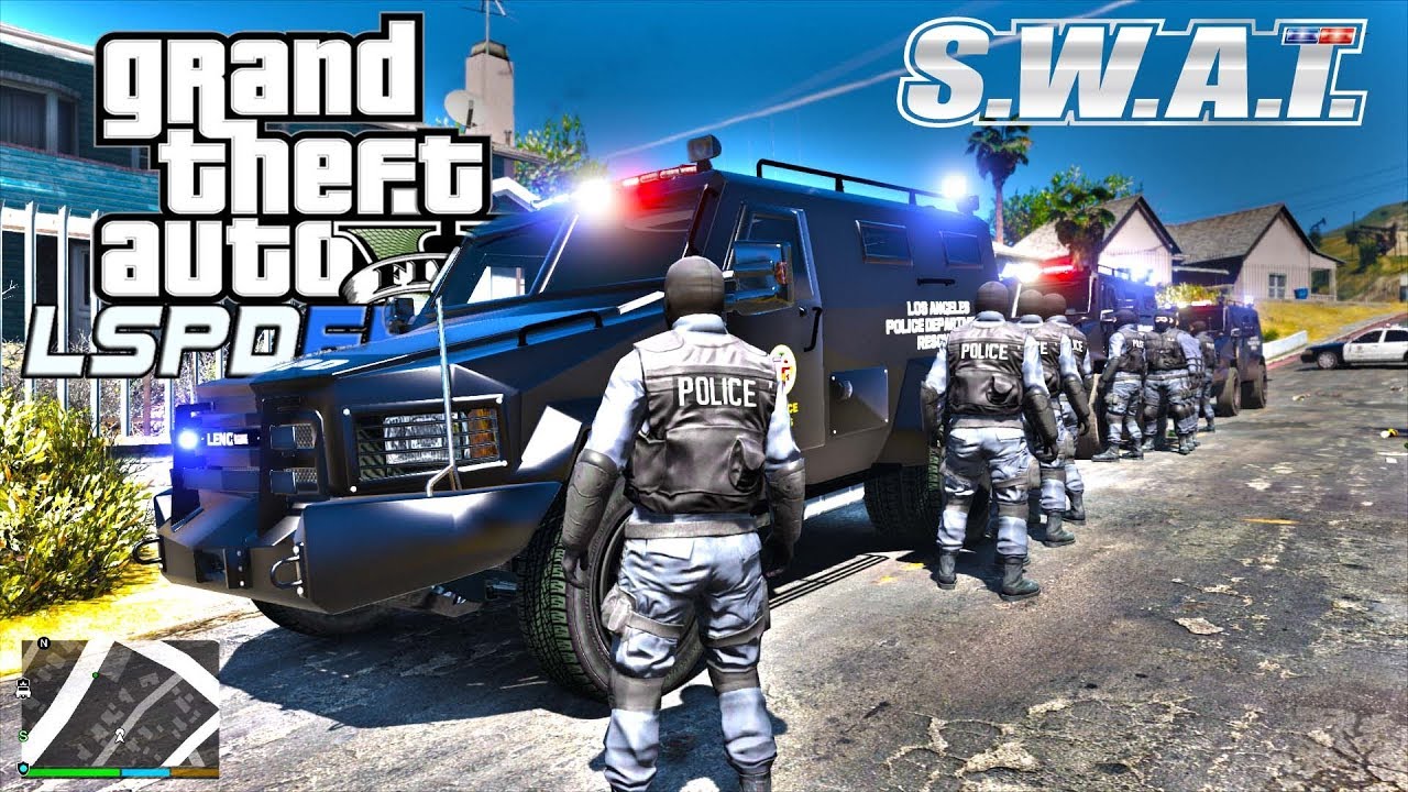 LSPDFR | DÍA 499 | LOS SWATS DE LOS ANGELES! VAYA DIA!