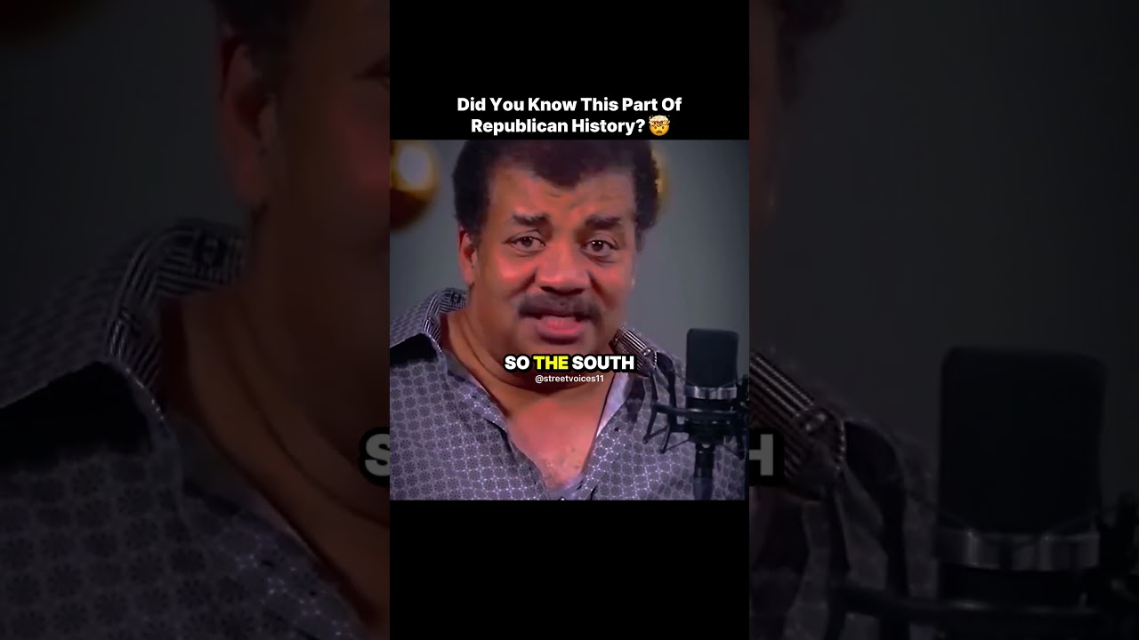 NEIL DEGRASSE TYSON JUST FLIPPED THE PARTY HISTORY DEBATE 🤯