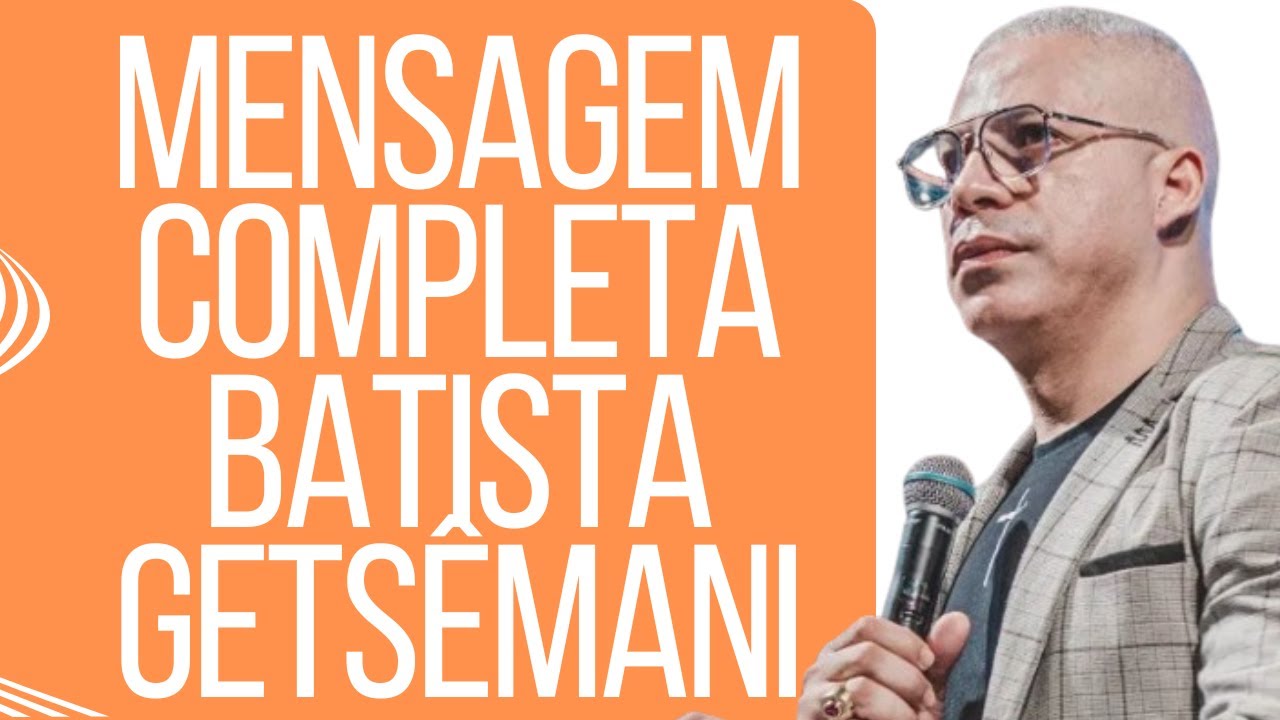 Pr Junior Trovão pregando na Batista Getsemâni