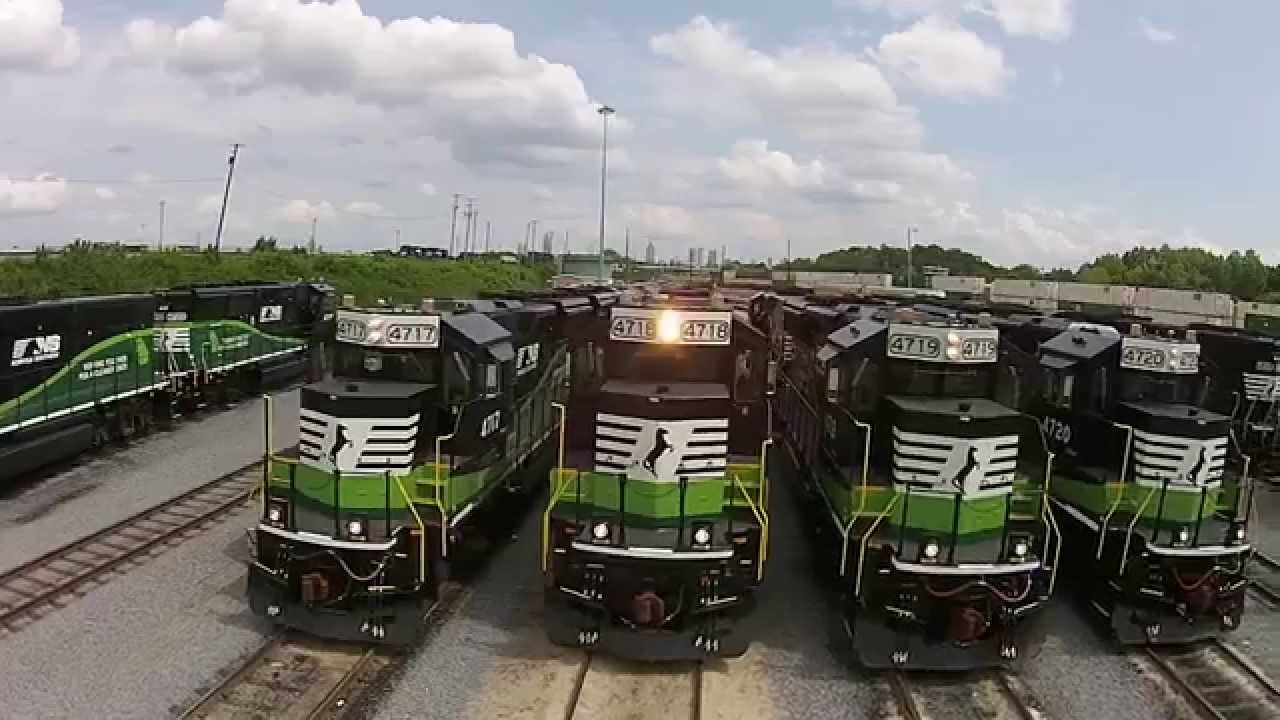 Special Norfolk Southern locomotives help Atlantans breathe easier
