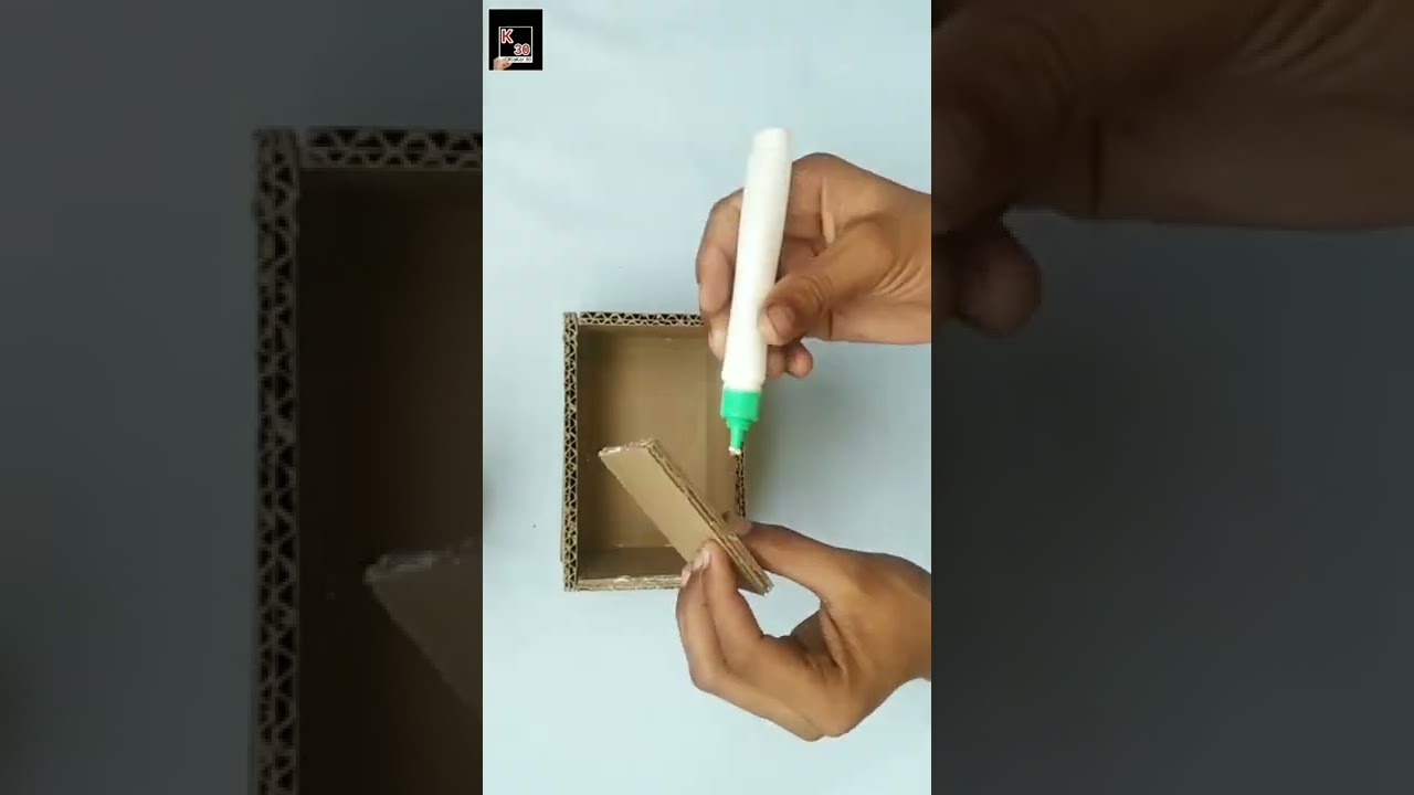 How to make a pen box stand