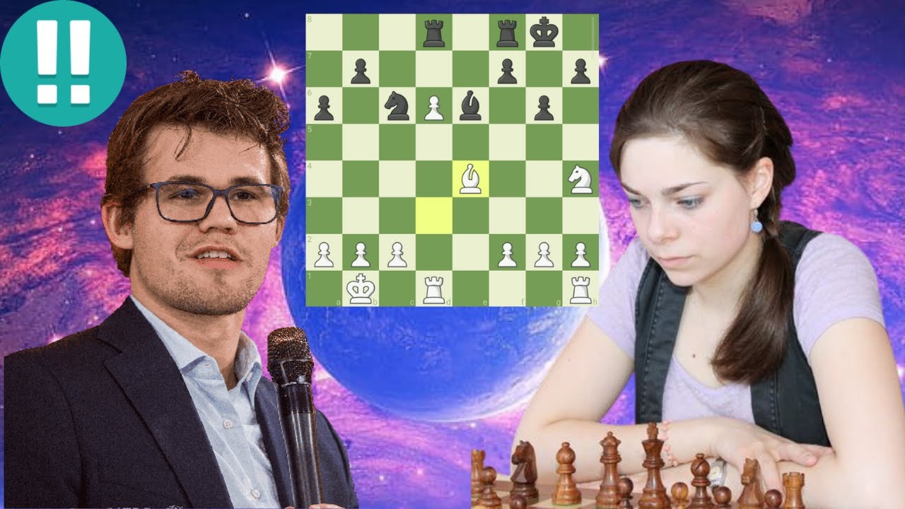Magnus Carlsen vs Dina Belenkaya