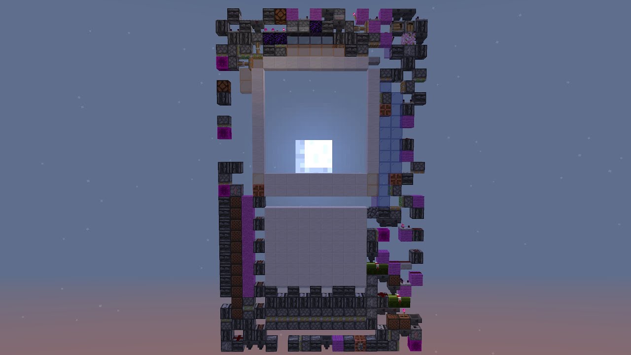 Smallest Entityless 9x9 Piston Door (540 Blocks)