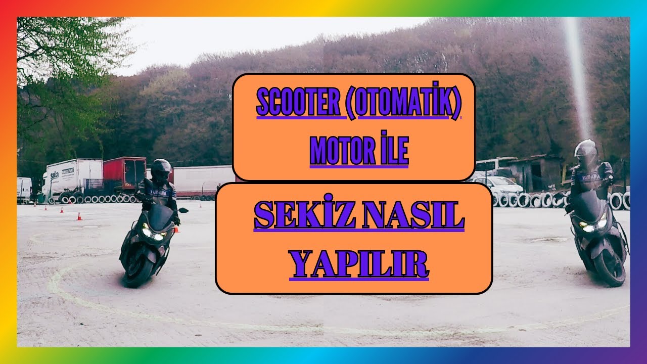 Scooter (Otomatik) ile Sekiz Nasıl Çizilir?/Scooter ile 8 yapmak