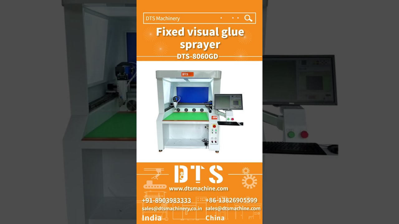 【Automated 2022】Automatic Glue Spraying And Gluing Machine DTS-8060GD