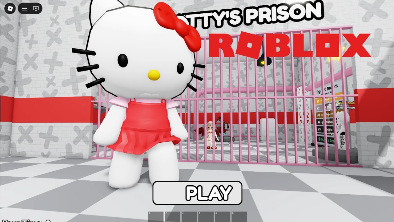 Roblox Gameplay Walkthrough🧙‍♀️HELLO KITTY'S Prison Run (OBBY) #gamres #youtubevideo