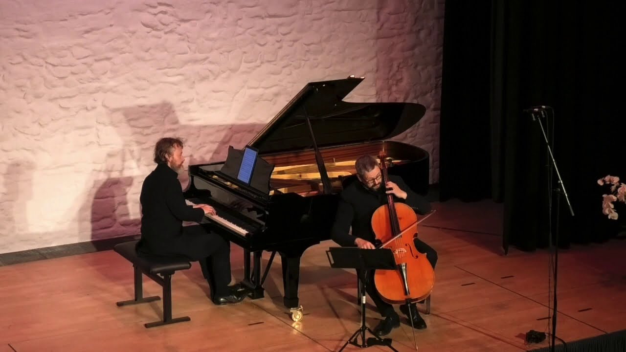 Leonid Gorokhov and Roland Krüger play Brahms Sonata in E minor, op. 38 - 2020 Live Concert