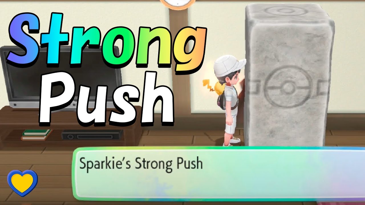КАК ПОЛУЧИТЬ Секретную технику &laquo;Сильный толчок&raquo; в Pok&eacute;mon Let's Go Pikachu & Eevee