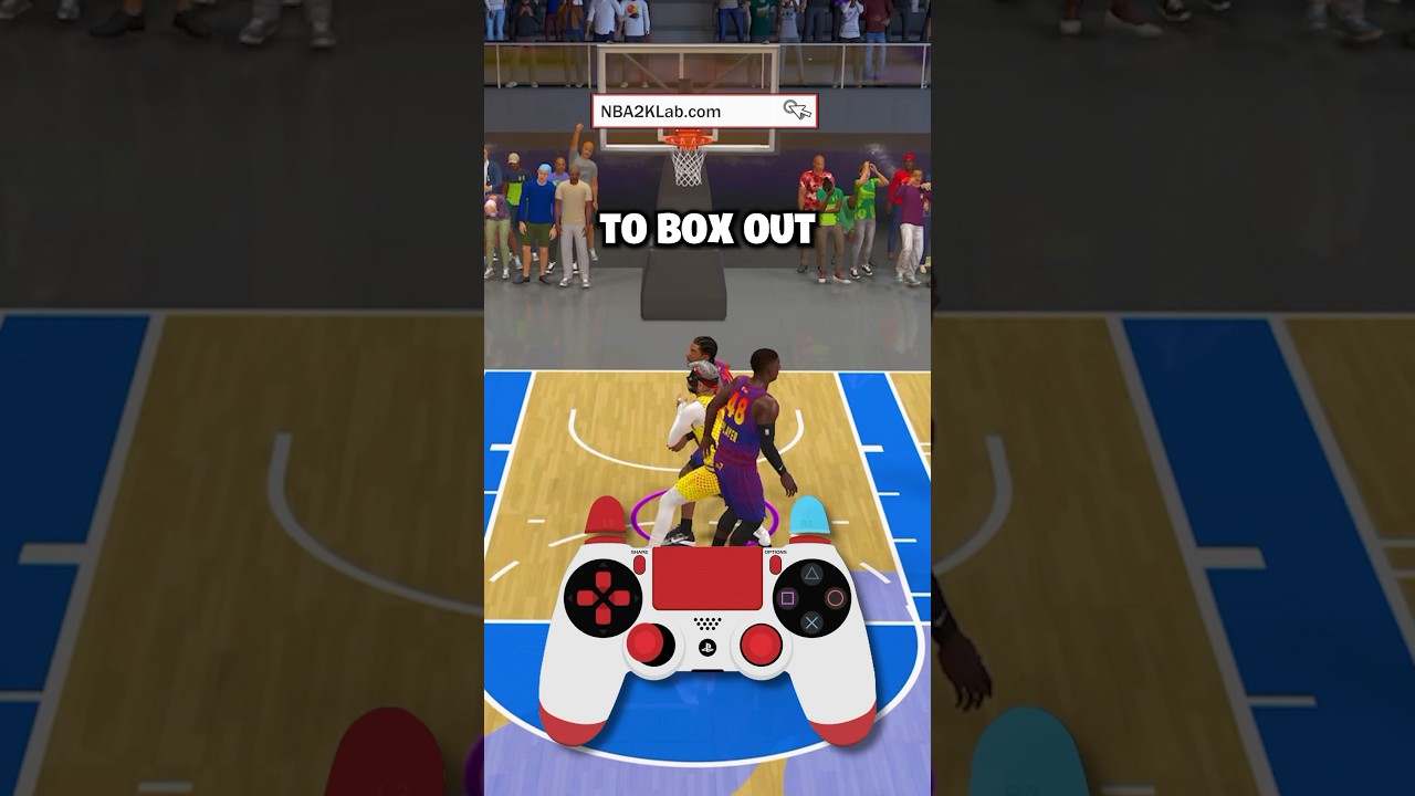 NBA 2K24 Best Center Build Tips: How to Boxout on 2K24 #2k #2k24 #nba2k24