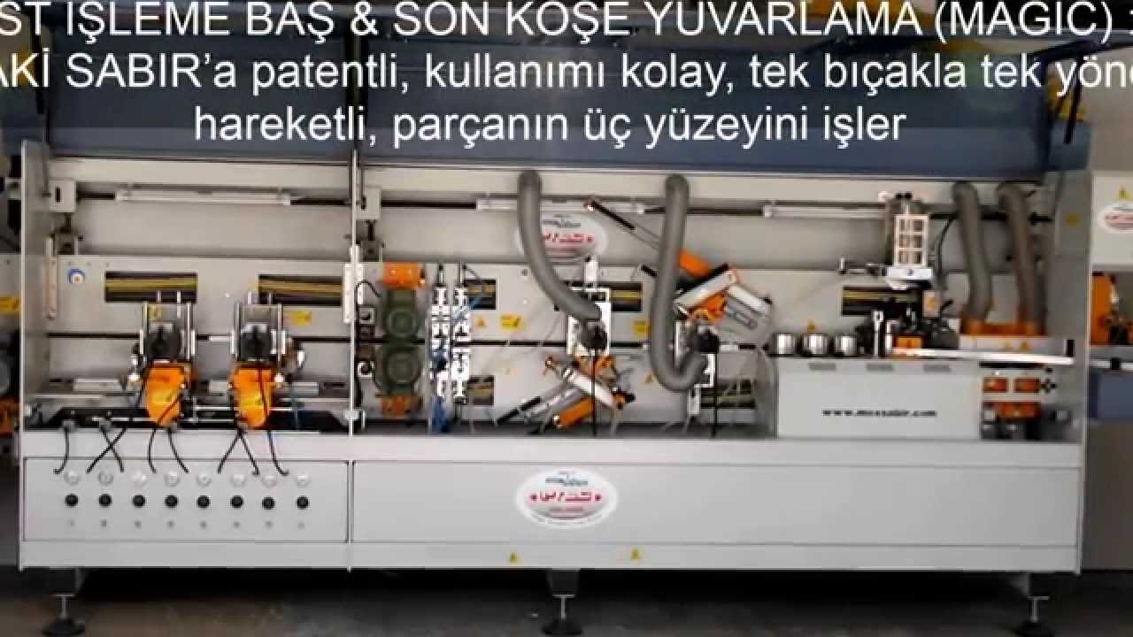 minifix - 4600 'Dünyanın İlk Minifiks Üniteli Kenar Bantlama Makinesi Türkiye den'
