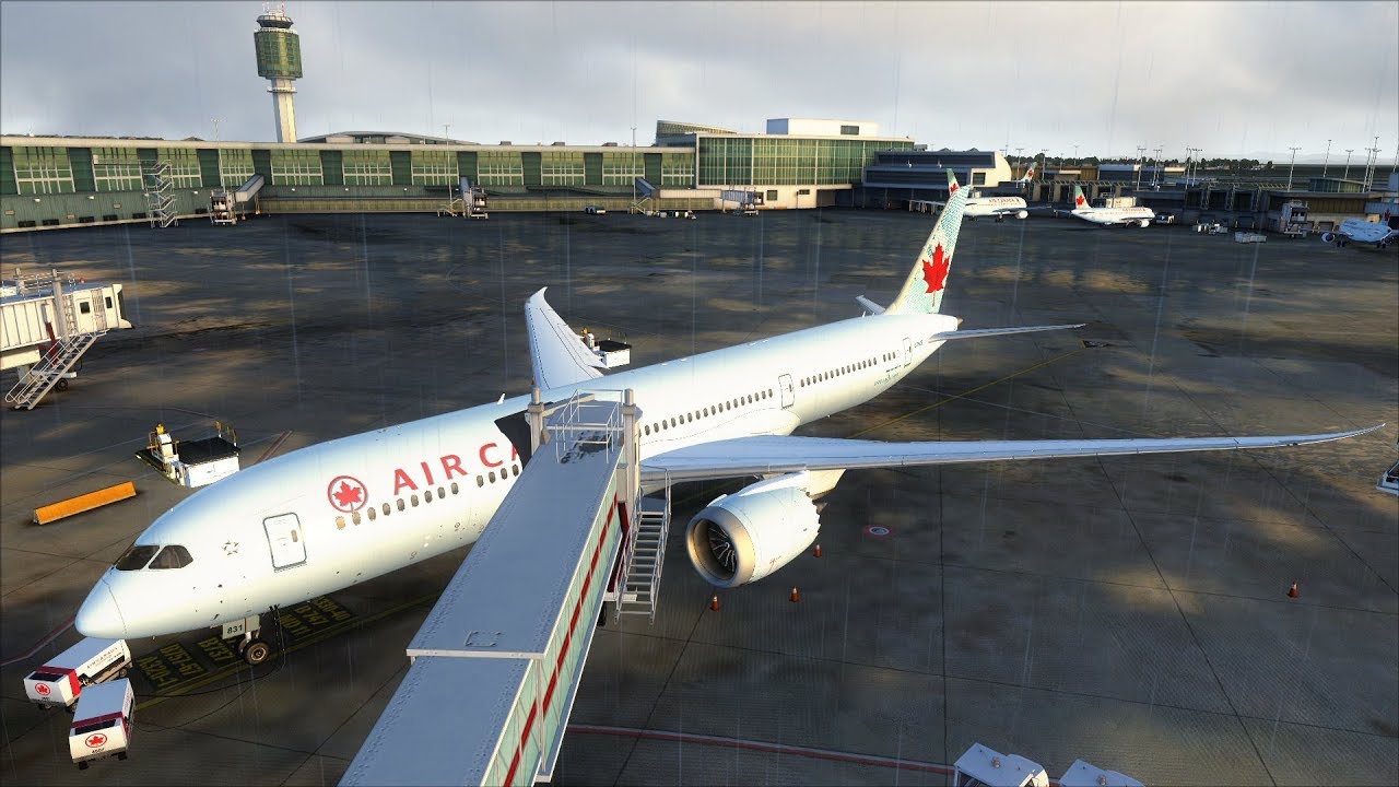 FSX 787-9 Vancouver to Boston