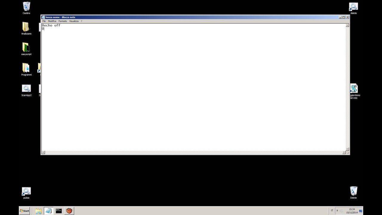 EasyScript Pulizia