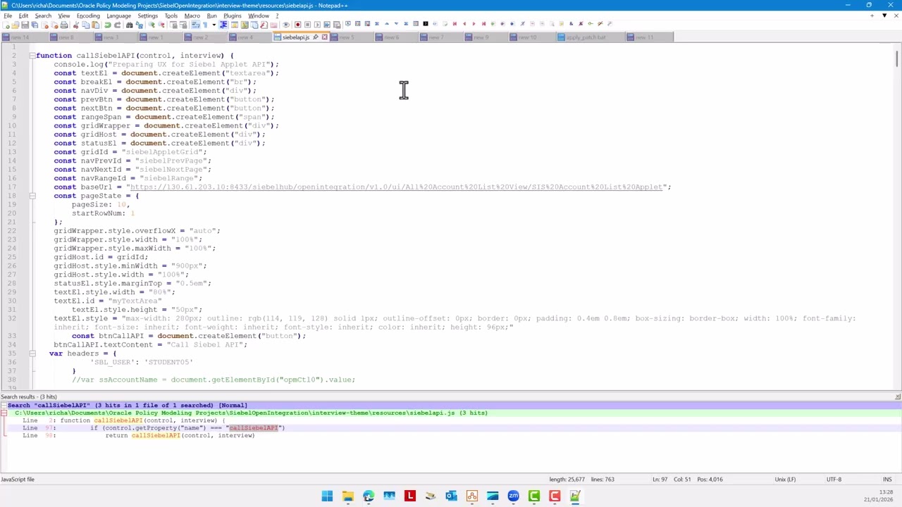Custom Entity Collect for Oracle Policy Modeling Interviews with Siebel Open Integration API