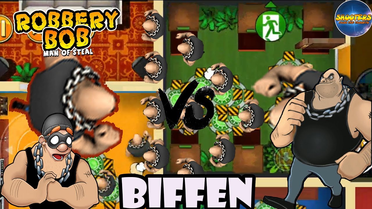 Robbery bob – SPECIAL BOB #1:  BIFFEN and 200 Teleportmine VS 200 BIFFENS