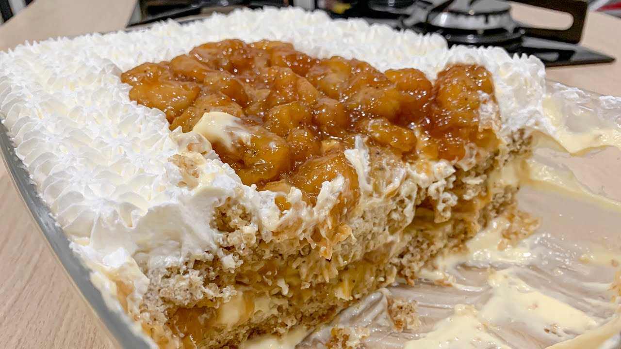 A MELHOR SOBREMESA DE BANANA NA TRAVESSA DO MUNDO | FÁCIL E DELICIOSA | Gabriel Freitas