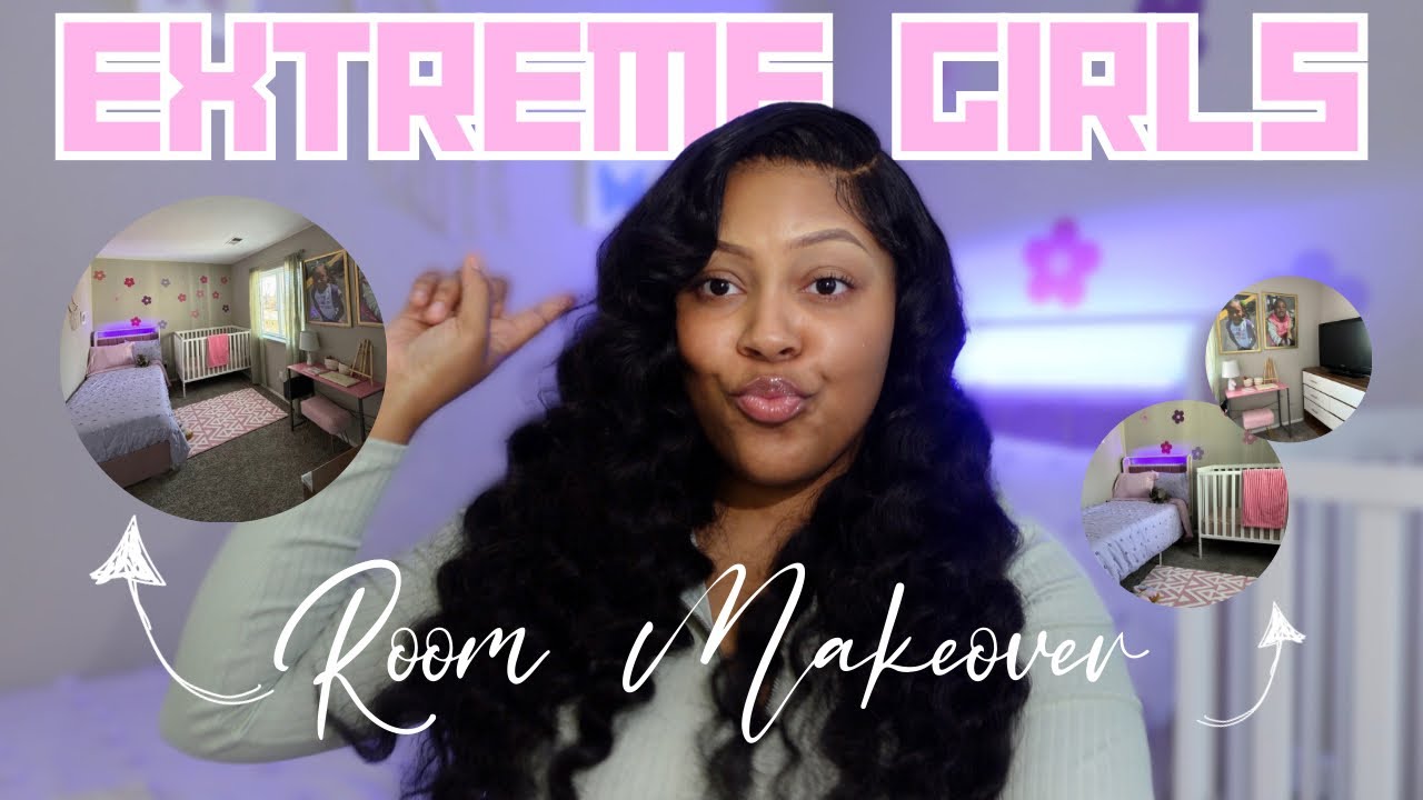 EXTREME Girls Room Makeover | Young Mom of Four kids| Room Transformation 💕