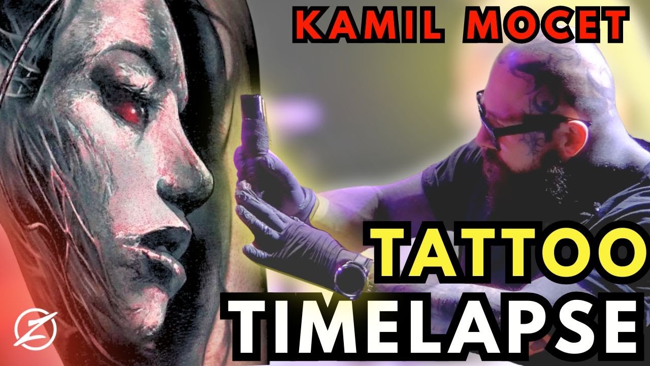 HUGE HORROR TATTOO Designed by Pro Artist Kamil Mocet!