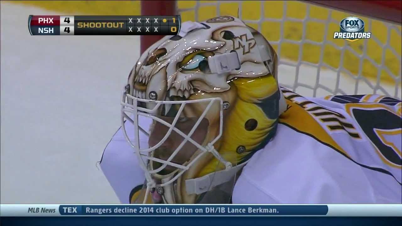 Full shootout Nashville Predators vs Phoenix Coyotes 10/31/13 NHL Hockey.