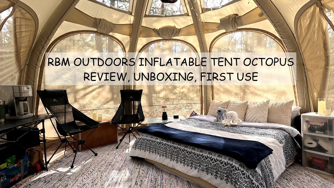 RBM Octopus Inflatable Hot Tent Review – Unboxing, Setup & Winter Camping Test