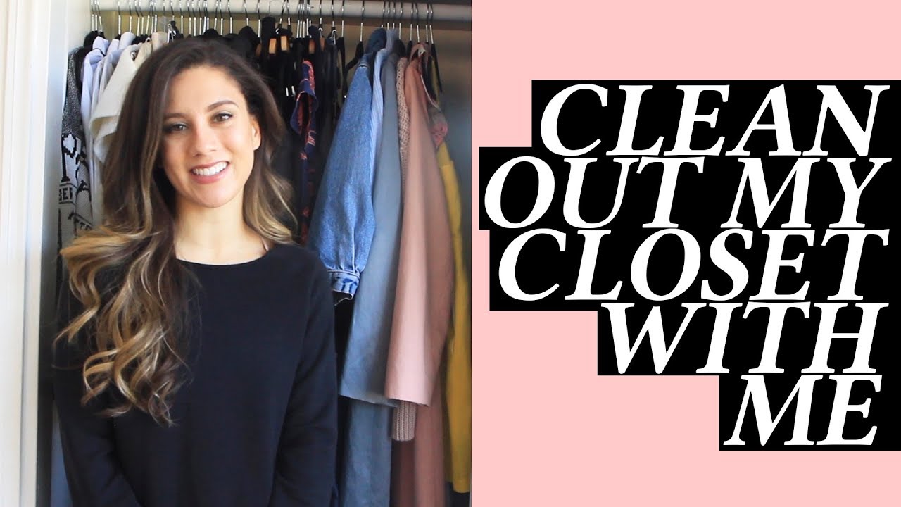 Clean with Me Capsule Wardrobe Minimalism Spring Cleaning and Organization