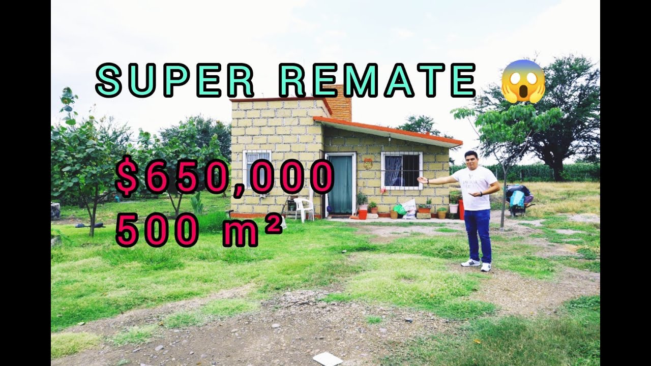 SE REMATA $CASA😱😱 DE 500 m² EN $650,000 PESOS|MORELOS