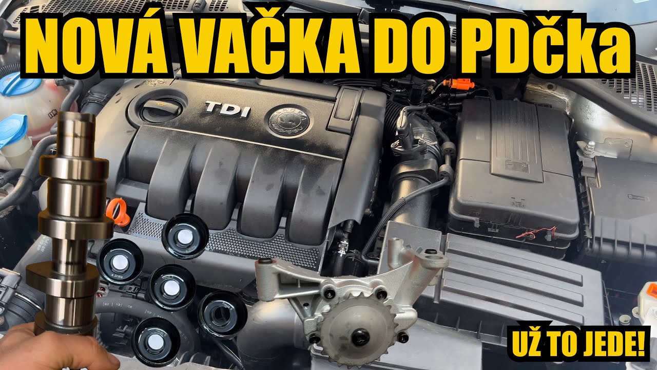 NOV&Aacute; VAČKA DO PDčka / &Scaron;KODA OCTAVIA II  1.9TDi 77kw / POSTUP / MONT&Aacute;Ž NOV&Eacute; / CO JE TŘEBA / #D&Iacute;L 2