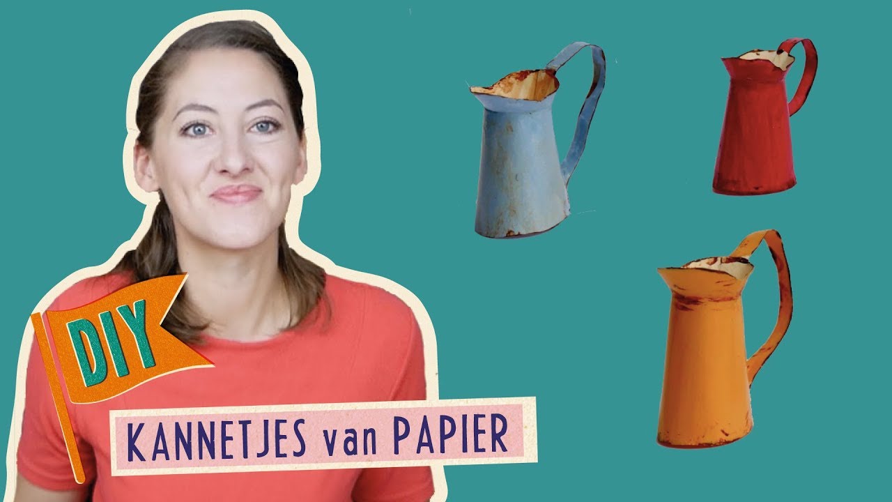Knutselen & DIY // Kannetjes van Papier | Muizenhuis Tutorial