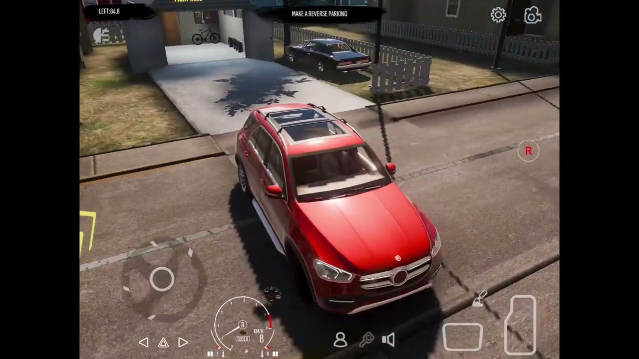 Starting Cold in a Red 4x4 Jeep – Highway Run & Perfect Garage Parking 🚗