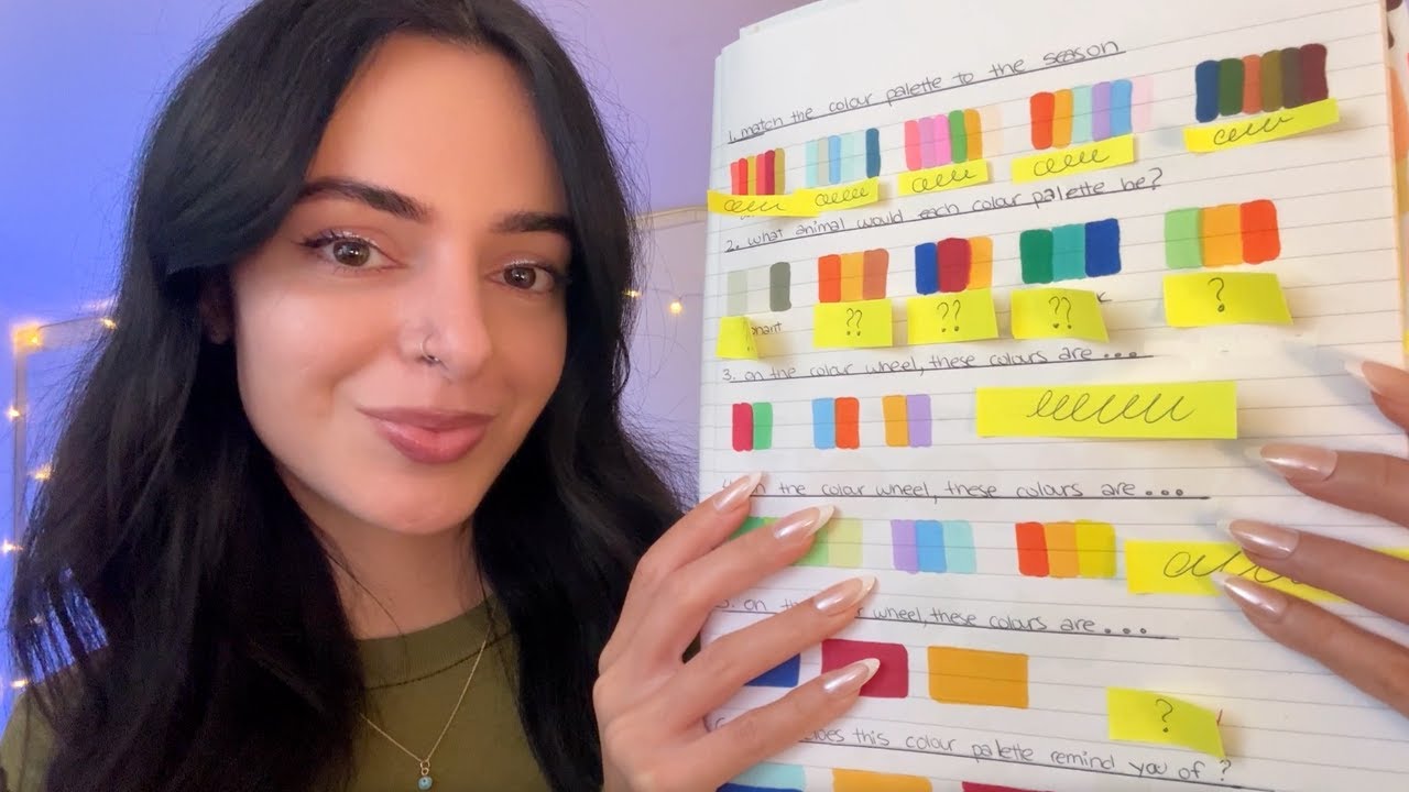 Tingly Handdrawn IQ Test ASMR ✨ to Make You Fall Asleep