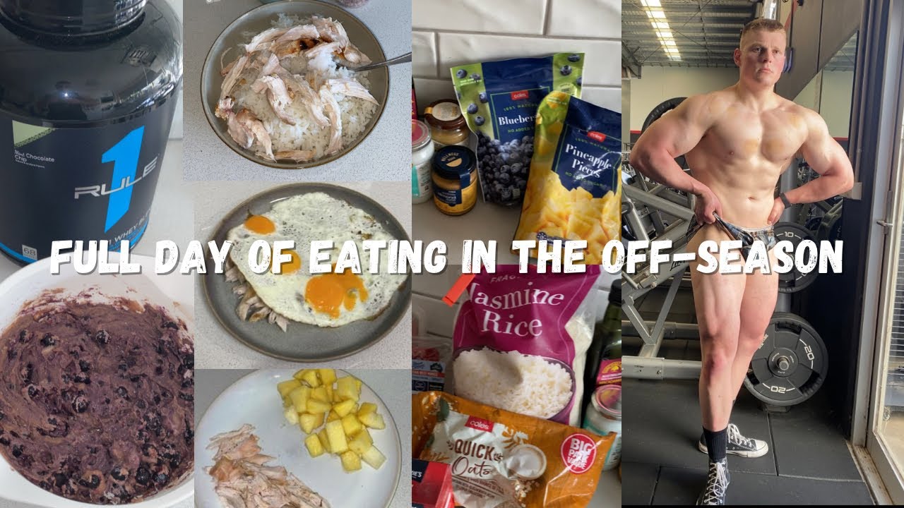 FULL DAY OF EATING IN THE OFF-SEASON - 4,500 CALORIES (Natural Bodybuilding)