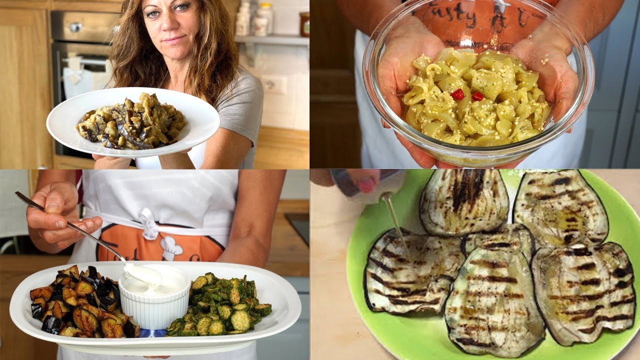 4 RICETTE CON LE MELANZANE SFIZIOSE E VELOCI per tutti i gusti