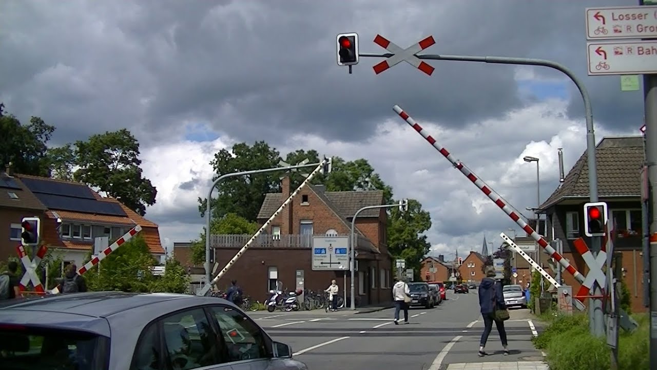 Spoorwegovergang Ochtrup (D) // Railroad crossing // Bahnübergang
