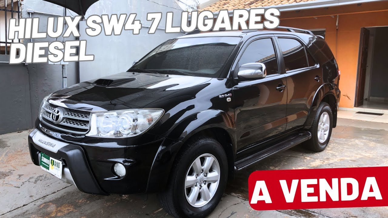 TOYOTA HILUX SW4 3.0 4X4 VERSÃO 7 LUGARES 2011 A VENDA! #hilux