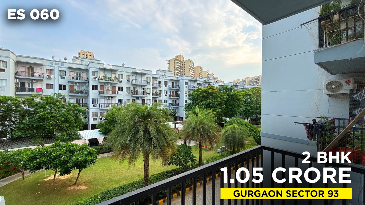 🔥 Park Facing 2 BHK Flat for Sale in Gurgaon Sector 92 | ₹1.05 Cr | Reserved Car Parking |  ES 060