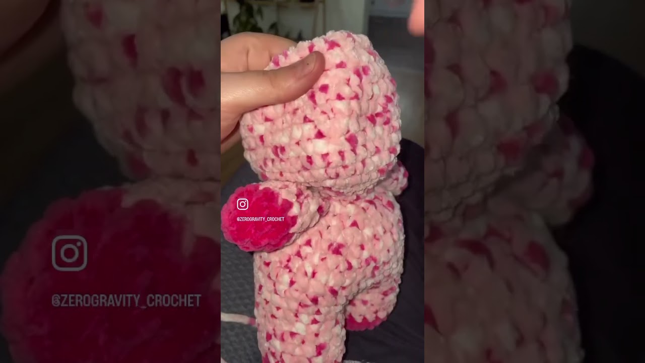 Valentines Cow💕🐮 #amigurumi #crochet #cow #cute