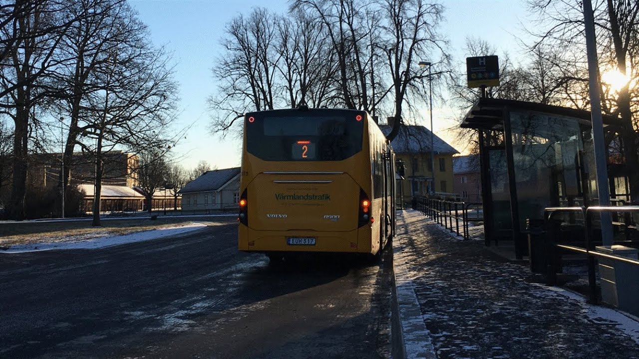 Linje 2 fr&aring;n Kristinehamn Resecentrum till Strands v&auml;ndplan