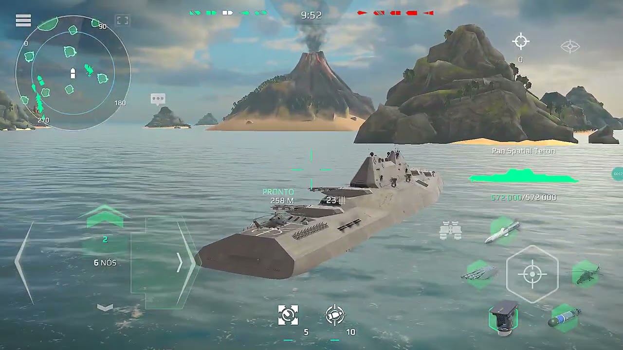 Pan Spatial Teton very brutal cannon #modernwarships