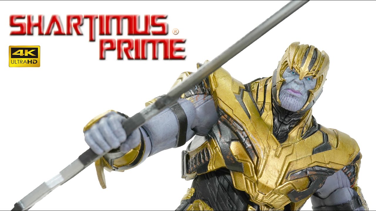 Marvel Select Thanos Avengers Endgame Marvel Studios Disney Store Exclusive 4K Action Figure Review