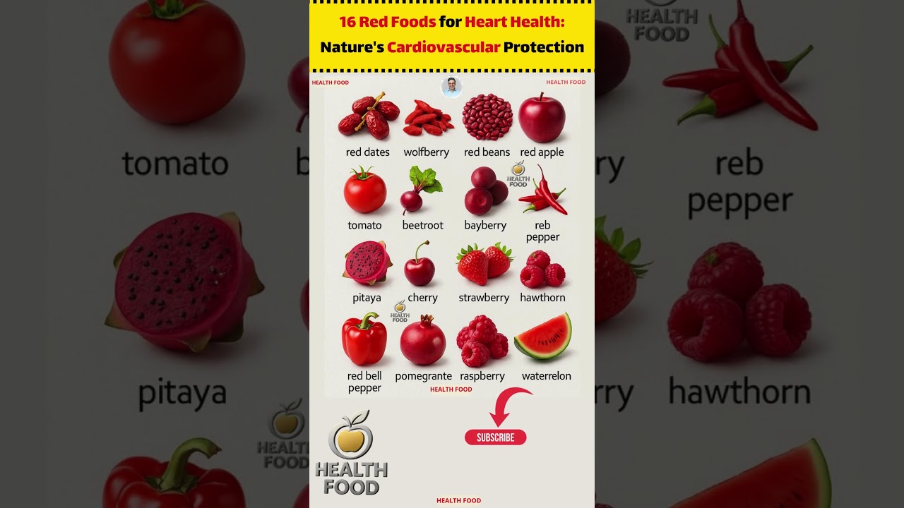 16 Red Foods for Heart Health: Nature's Cardiovascular Protection