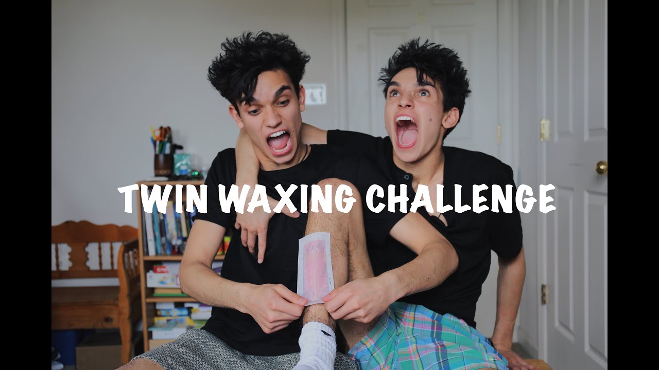 TWIN WAXING CHALLENGE!