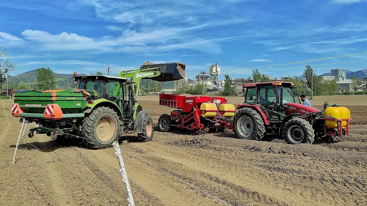 Посадка картофеля 2024 г. [4x Case IH, Claas, New Holland, Grimme, Amazone & Palaz]