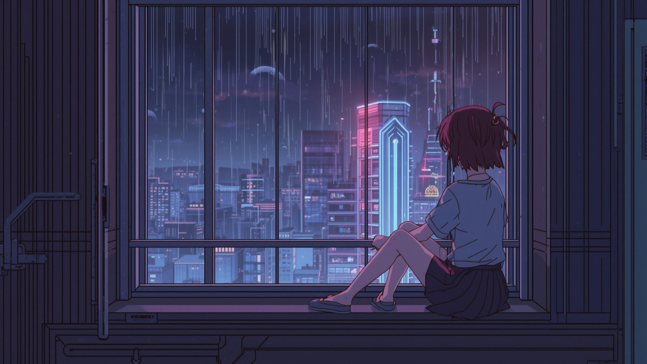 1988 // digital rain chillwave & synthwave memories