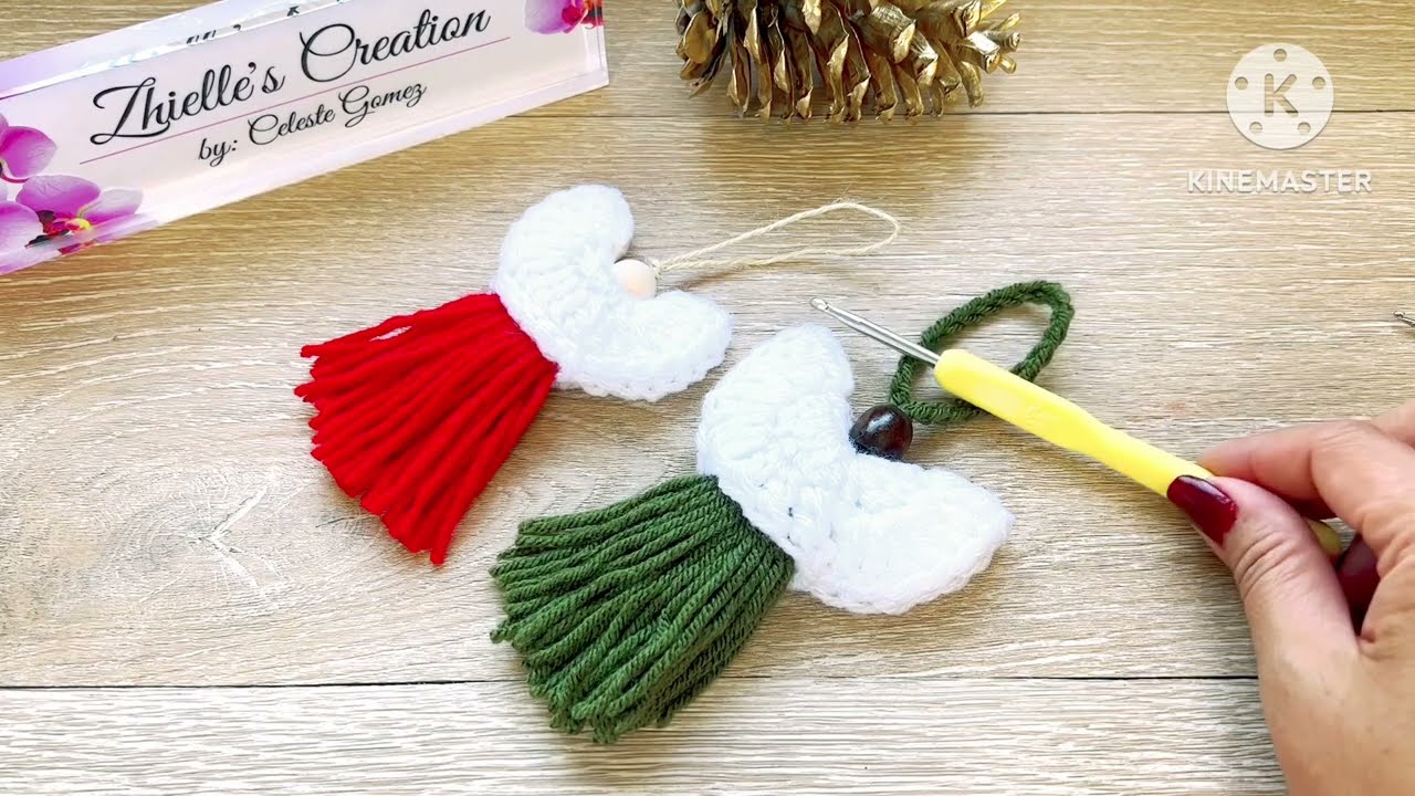 How to make this little angels #christmas #craft #diy #art #ornaments #diycrafts #easy #reels