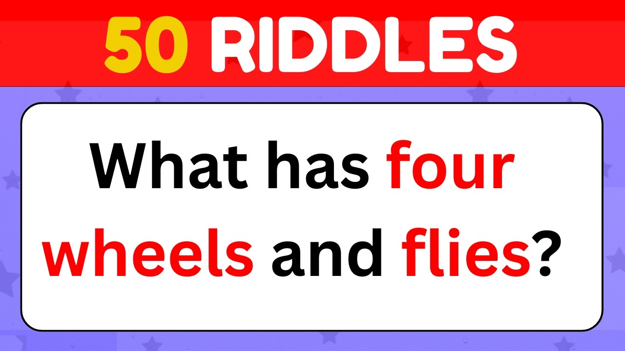 50 Riddles That Will Test Your Brain Speed| Brain Teaser & Riddle Quiz