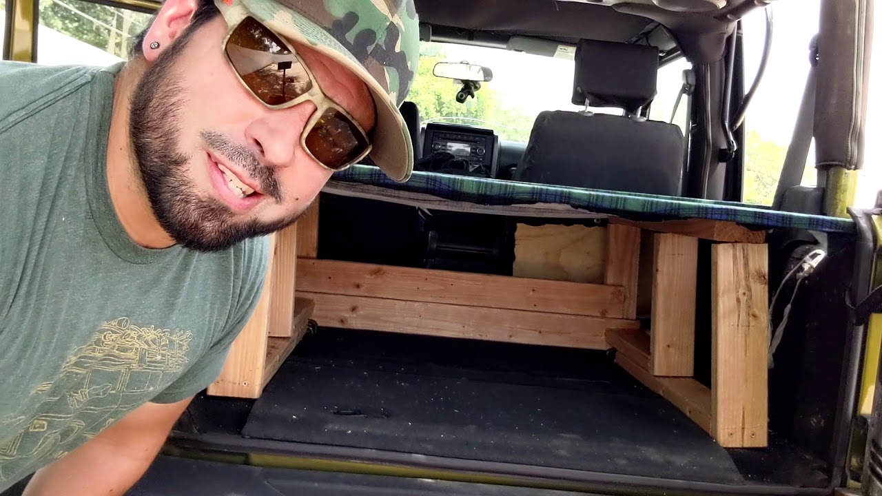 2 Door Jeep Wrangler Camper conversion ..ish