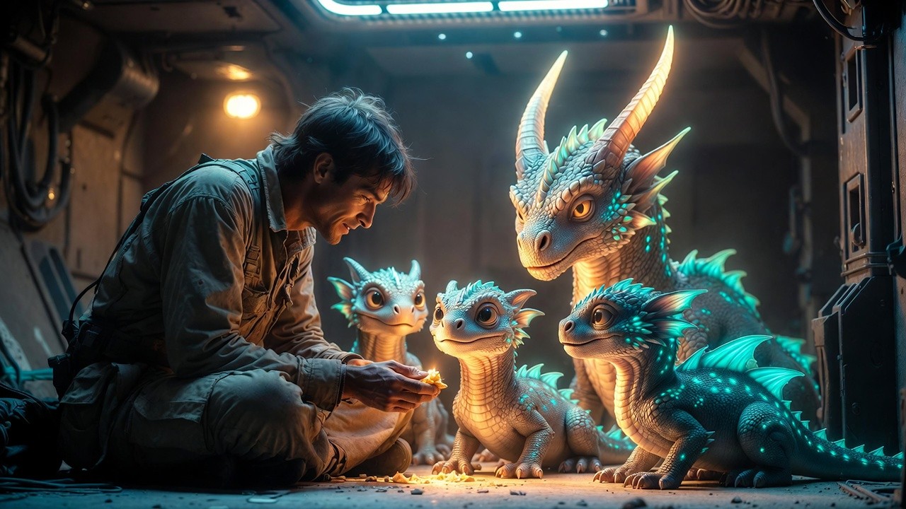 When a Human Fed Hungry Baby Dragons, He Never Expected to Meet Their Mother  HFY Sci Fi