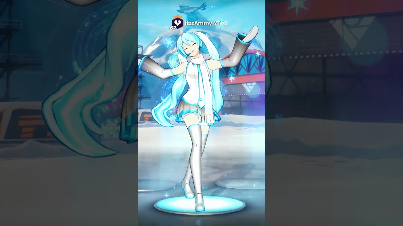 NEW Fortnite SNOW MIX Emote! (Hatsune Miku)