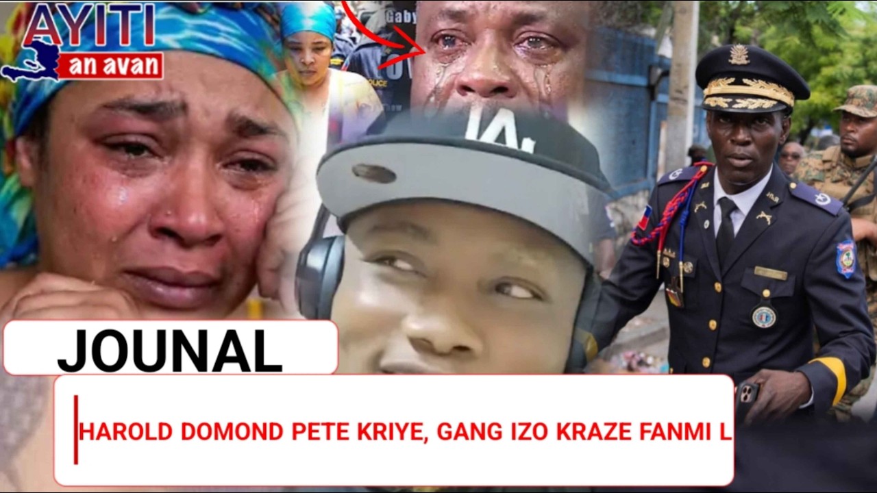 Tansyon Ayiti, DCPJ Frape! Harold Domond pete kriye akoz madanm li ta konn al kay  g@ng Izo.