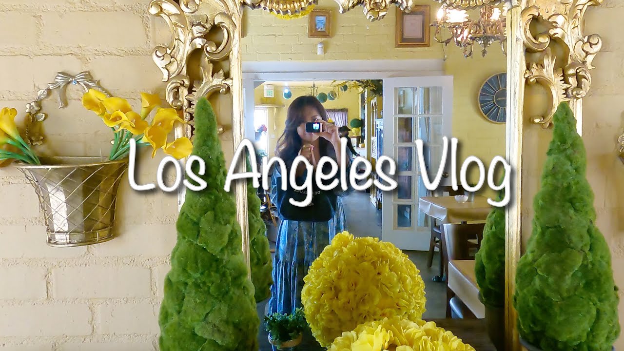 【ロサンゼルス平日Vlog】可愛いカフェで熟女子会ランチ / Weekday Routine Cafe Vlog in Palos Verdes Los Angeles
