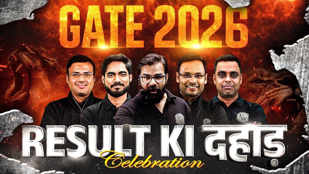 GATE 2026 Result Celebration With GATE WALLAH 🎊🎉